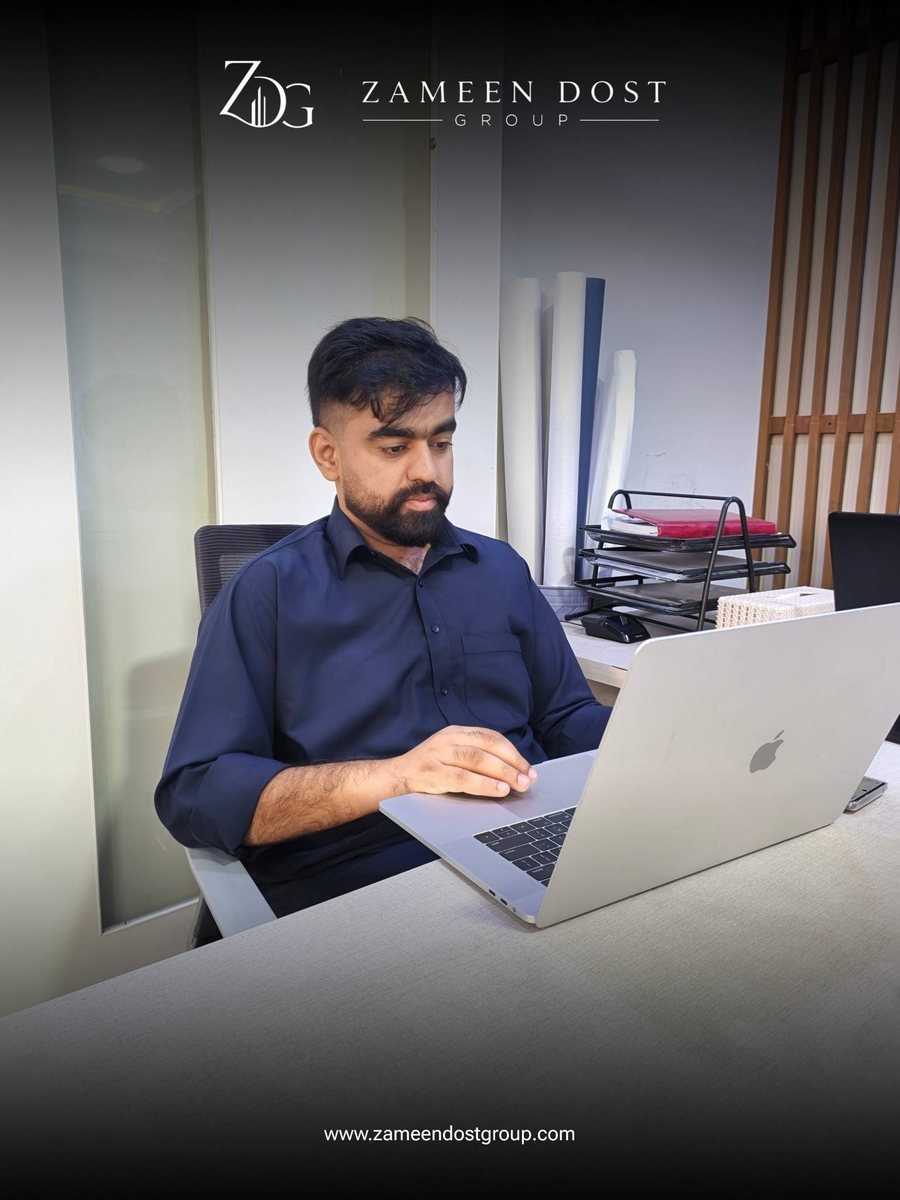 Zameen Dost Group consultant at work