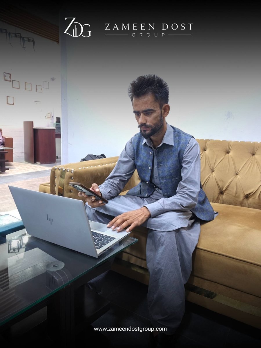 Zameen Dost Group consultant at work
